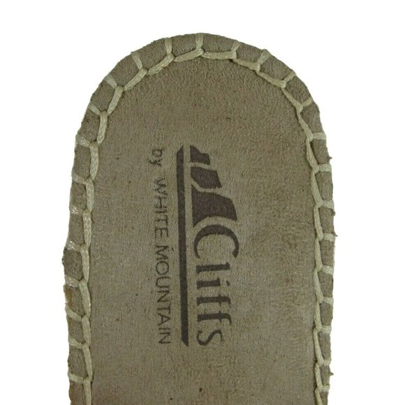 Cliffs By White Mountain Cheerful Espadrille Sandals with Bow Sling back Size 8M - Picture 6 of 8